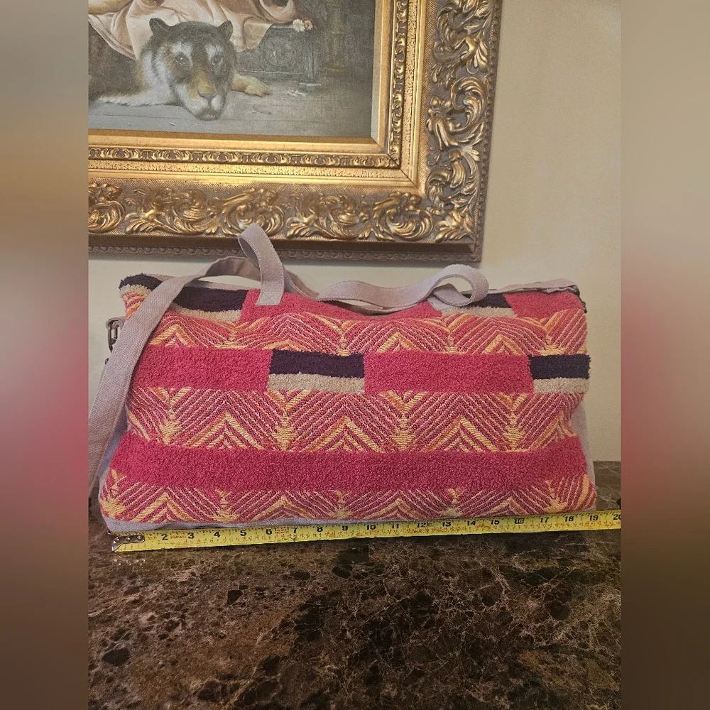 NWOT Free People First Class Embellished Weekender in Primrose Garden Duffel Bag - Picture 12 of 17